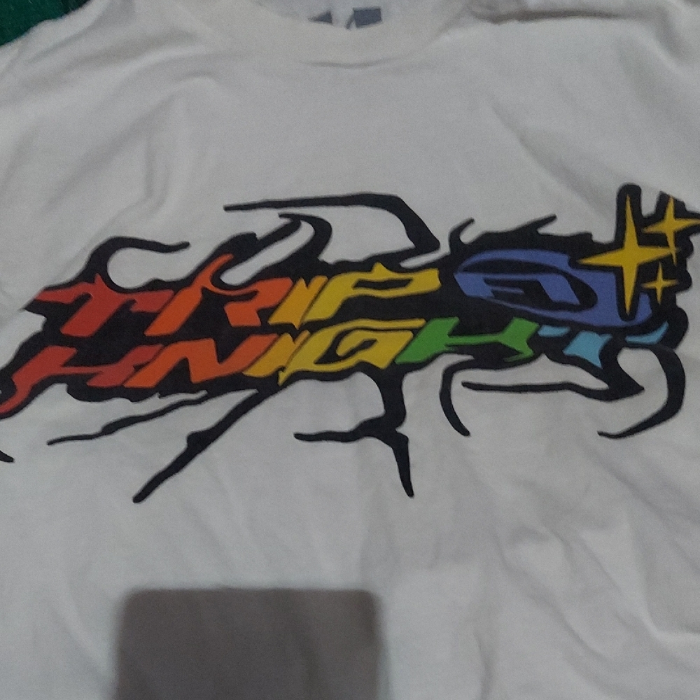 Twisted Trippy psychedelic Dbl Sided Graphic Tee.